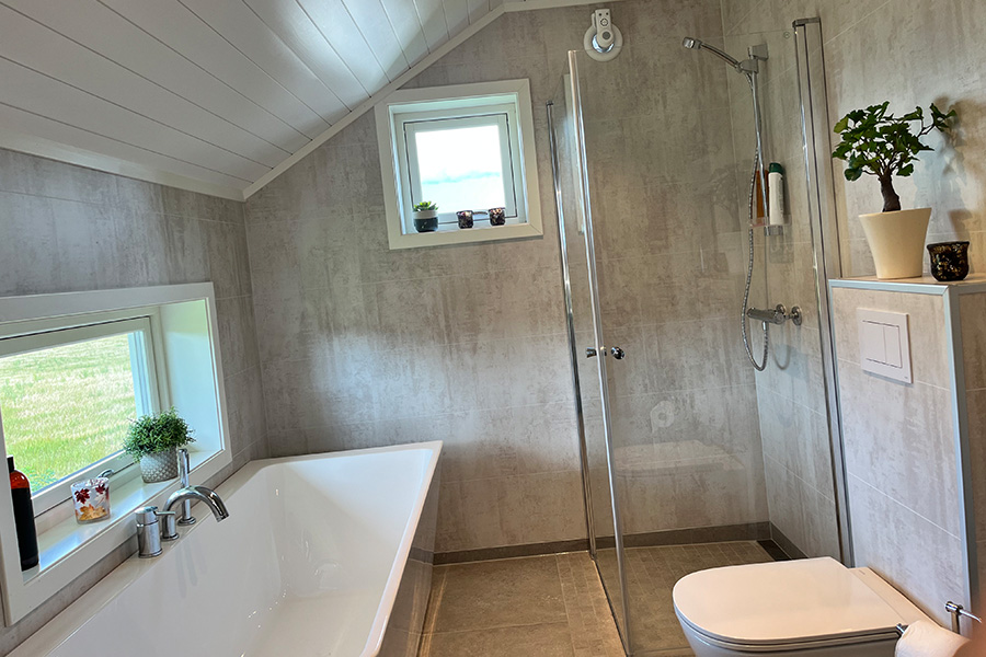 Nyoppusset baderom i Hamar